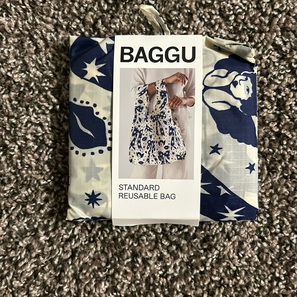 Cherub Bows standard Baggu tote NWT